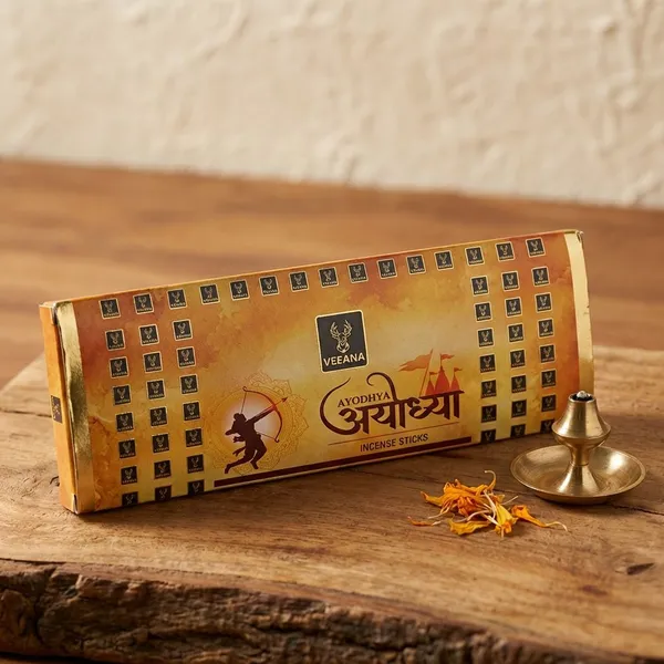 Yellow_Ayodhya_Roll_Scented_Batti_250_Gram_(Pack_Of_2)