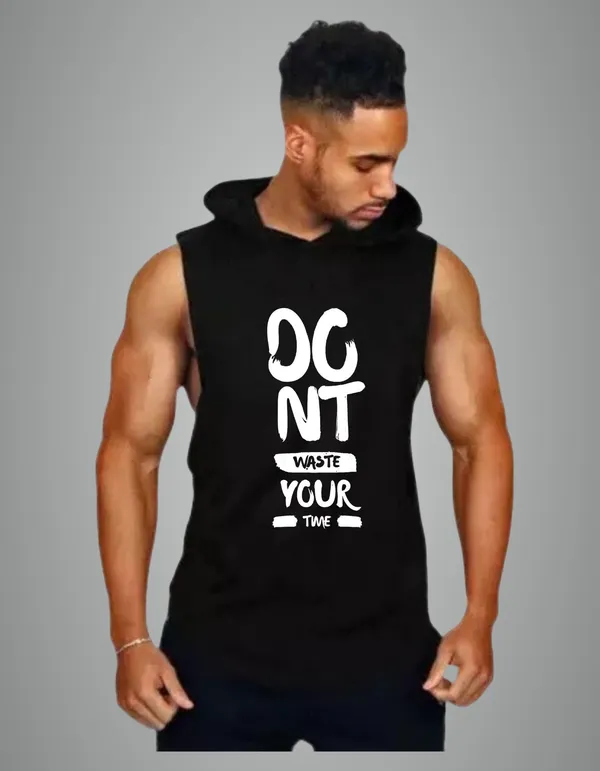 Black_Cotton_Blend_Trendy_Do_Not_Waste_Youur_Time_Gym_Vest_For_Men