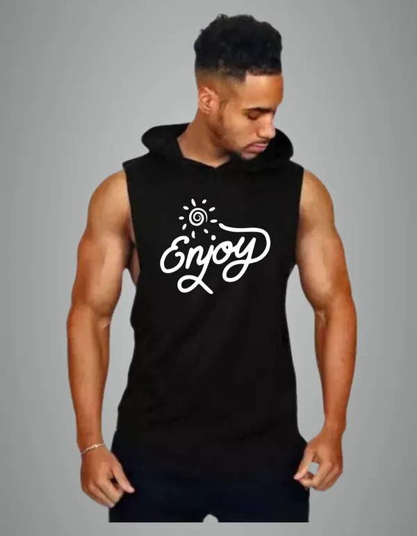 Black_Cotton_Blend_Trendy_Enjoy_Gym_Vest_For_Men