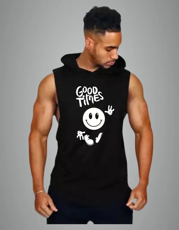 Black_Cotton_Blend_Trendy_Good_Times_Gym_Vest_For_Men