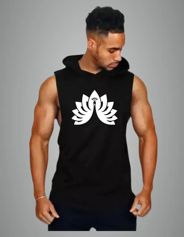 Black_Cotton_Blend_Trendy_Peacock_Gym_Vest_For_Men