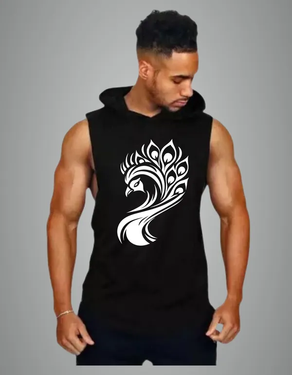 Black_Cotton_Blend_Trendy_Peacockface_Gym_Vest_For_Men