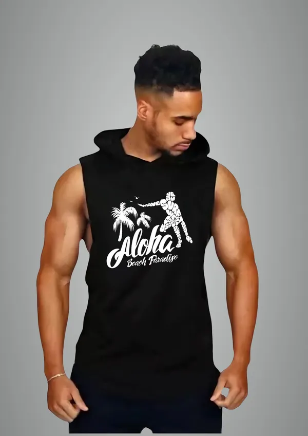 Black_Cotton_Blend_Trendy_Aloha_Beach_Gym_Vest_For_Men