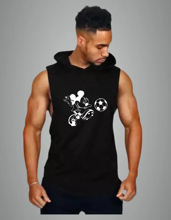 Black_Cotton_Blend_Trendy_Micckey_Mouse_Gym_Vest_For_Men
