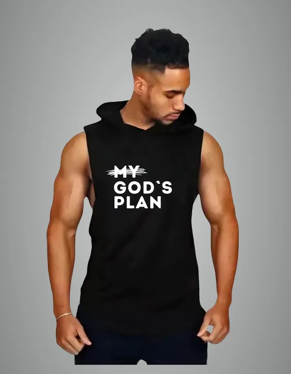 Black_Cotton_Blend_Trendy_My_God'S_Plan_Gym_Vest_For_Men