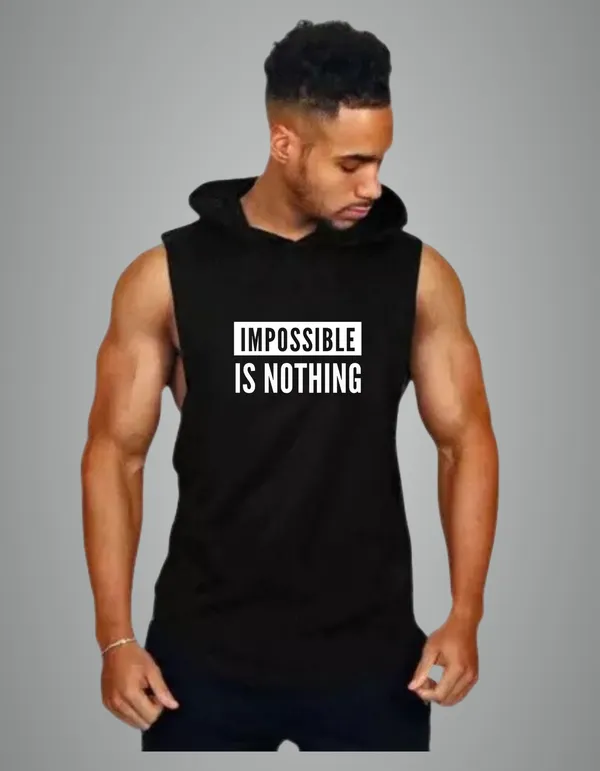 Black_Cotton_Blend_Trendy_Impossible_Is_Noting_Gym_Vest_For_Men
