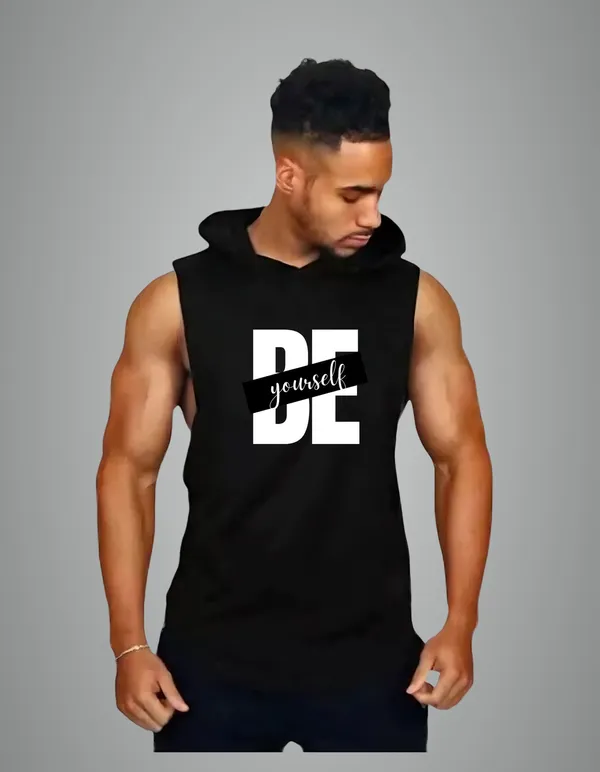 Black_Cotton_Blend_Trendy_Be_Youurself_Gym_Vest_For_Men