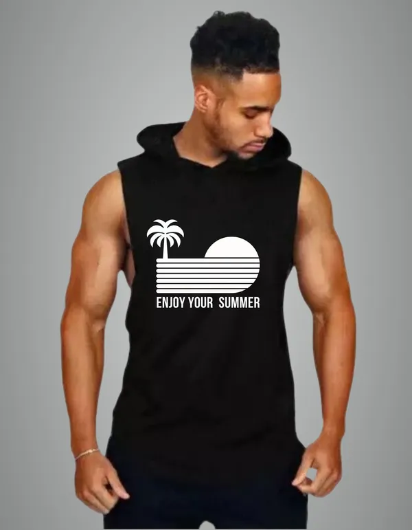 Black_Cotton_Blend_Trendy_Enjoy_Youur_Summer_Gym_Vest_For_Men