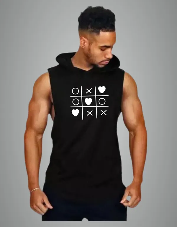 Black_Cotton_Blend_Trendy_Tictactoe_Gym_Vest_For_Men