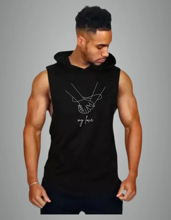 Black_Cotton_Blend_Trendy_My_Love_Gym_Vest_For_Men