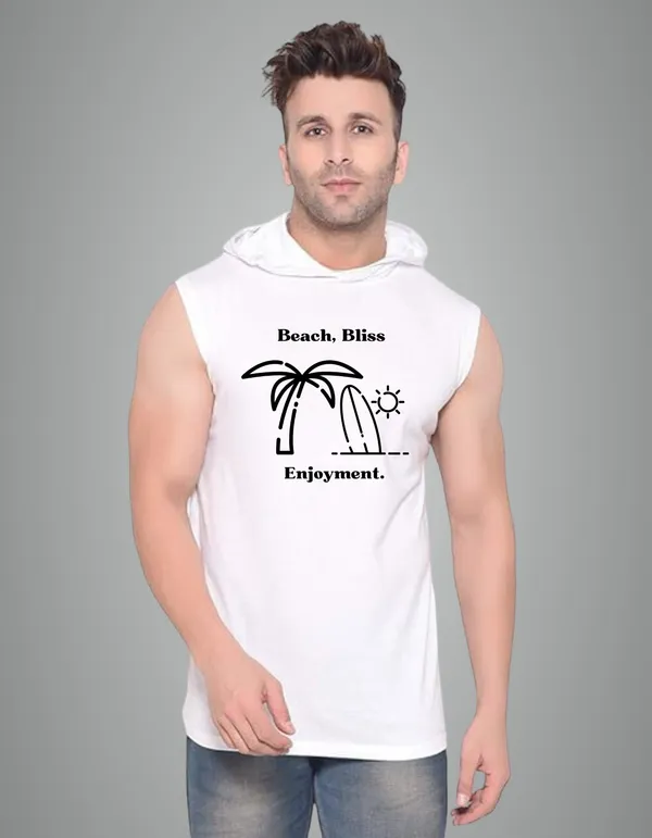 White_Cotton_Blend_Trendy_Beach_Bliss_Gym_Vest_For_Men