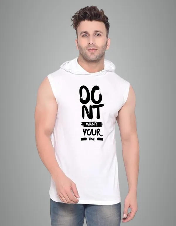 White_Cotton_Blend_Trendy_Do_Not_Waste_Youur_Time_Gym_Vest_For_Men