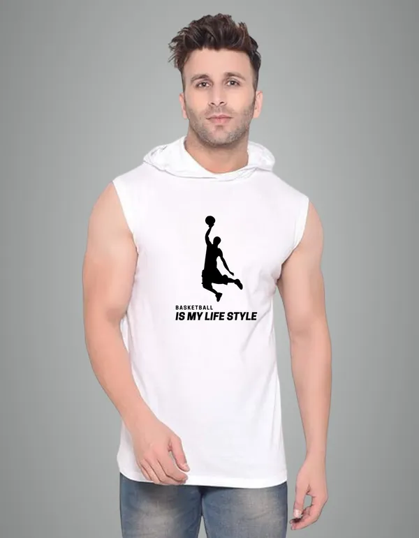 White_Cotton_Blend_Trendy_Basket_Ball_Is_My_Life_Gym_Vest_For_Men