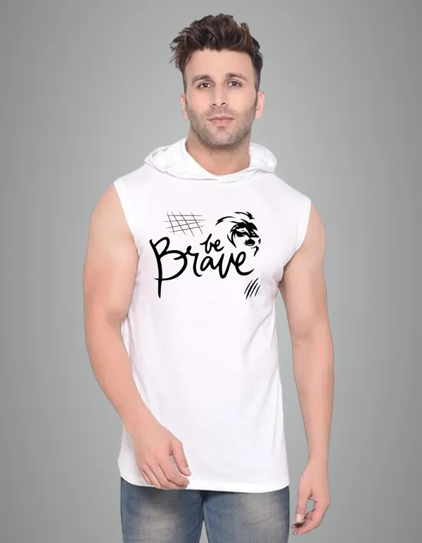 White_Cotton_Blend_Trendy_Be_Brave_Gym_Vest_For_Men