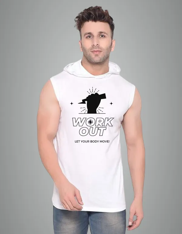 White_Cotton_Blend_Trendy_Work_Out_Gym_Vest_For_Men