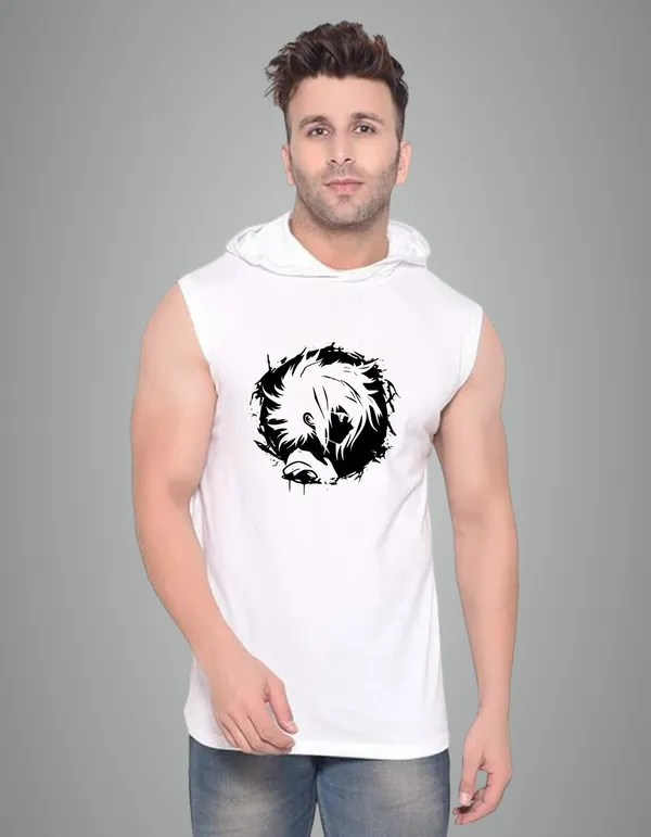 White_Cotton_Blend_Trendy_Boy_Face_Gym_Vest_For_Men