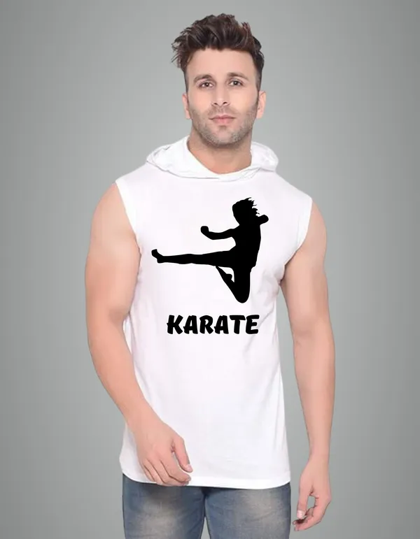 White_Cotton_Blend_Trendy_Karate_Gym_Vest_For_Men