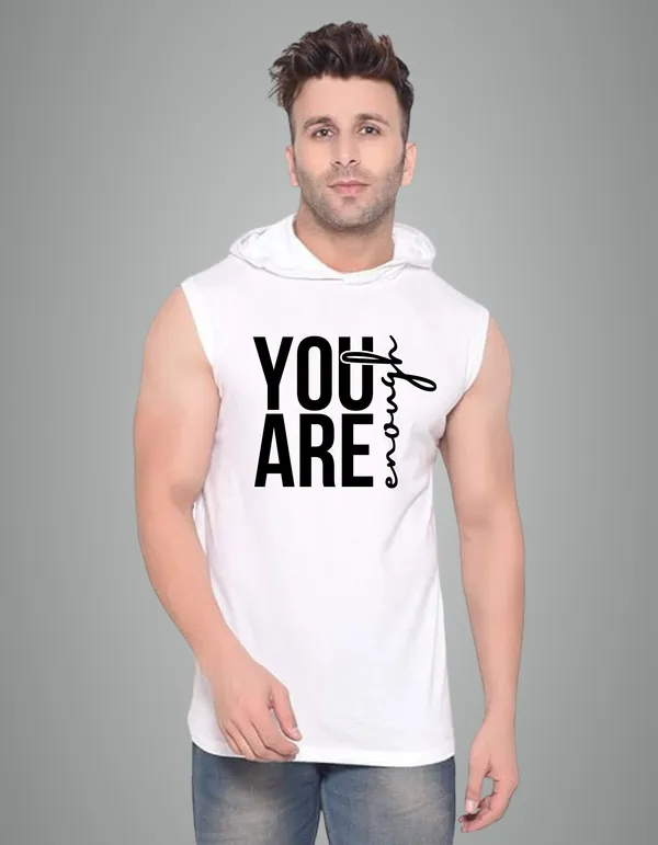 White_Cotton_Blend_Trendy_Youu_Are_Enogh_Gym_Vest_For_Men