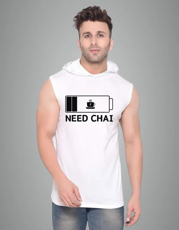 White_Cotton_Blend_Trendy_Need_Chai_Gym_Vest_For_Men