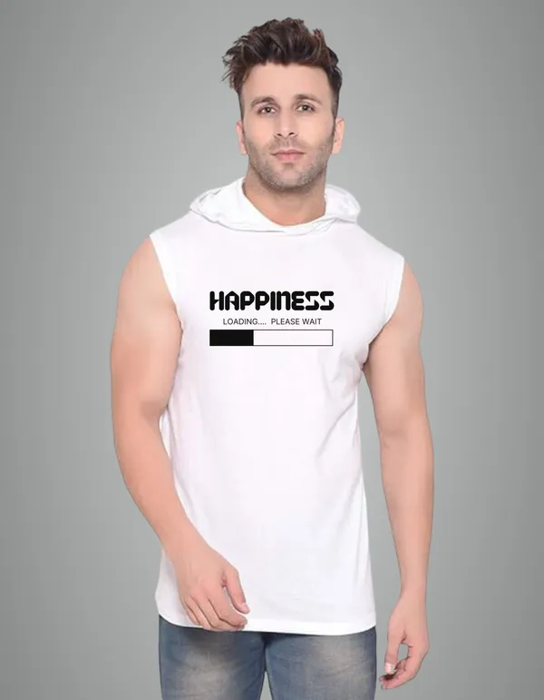 White_Cotton_Blend_Trendy_Happiness_Gym_Vest_For_Men