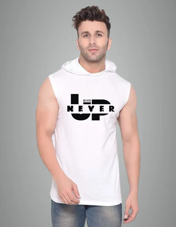 White_Cotton_Blend_Trendy_Never_Give_Up_Gym_Vest_For_Men