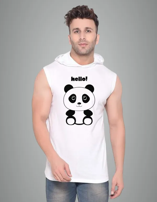 White_Cotton_Blend_Trendy_Hello_Gym_Vest_For_Men