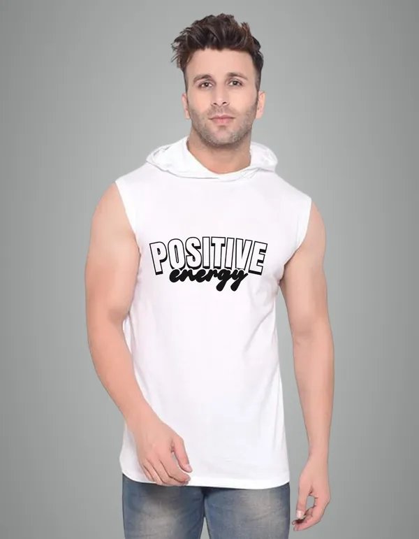 White_Cotton_Blend_Trendy_Positive_Energy_Gym_Vest_For_Men