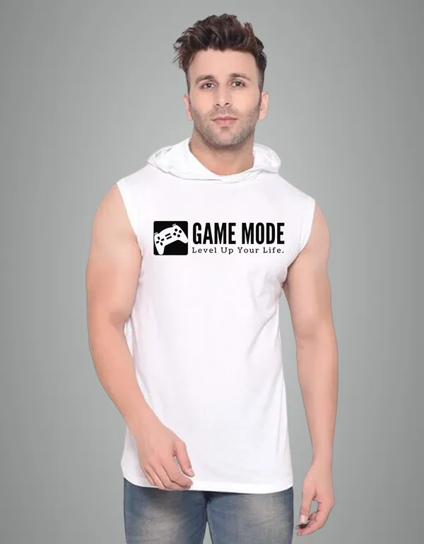 White_Cotton_Blend_Trendy_Game_Mode_Gym_Vest_For_Men