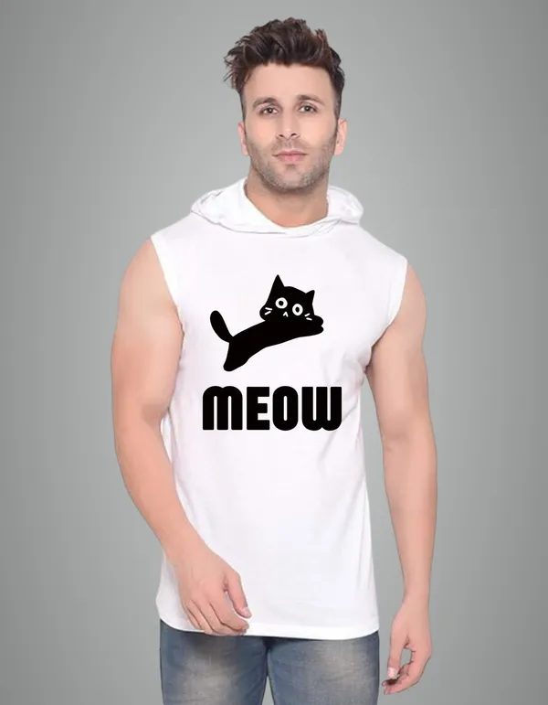White_Cotton_Blend_Trendy_Back_Printed_Meow_Gym_Vest_For_Men