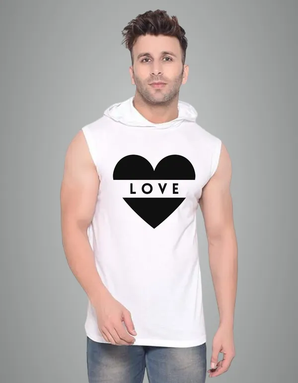 White_Cotton_Blend_Trendy_Love_Gym_Vest_For_Men