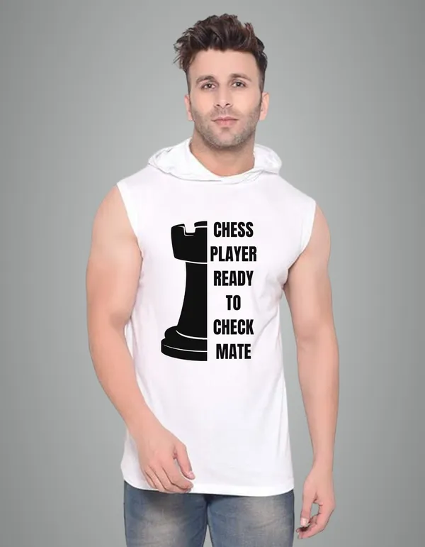 White_Cotton_Blend_Trendy_Chess_Player_Gym_Vest_For_Men
