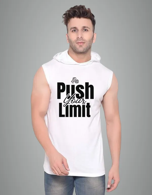 White_Cotton_Blend_Trendy_Push_Youur_Limit_Gym_Vest_For_Men