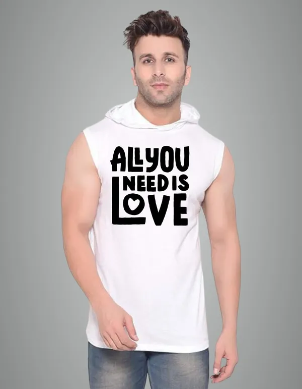 White_Cotton_Blend_Trendy_All_Youu_Need_Gym_Vest_For_Men