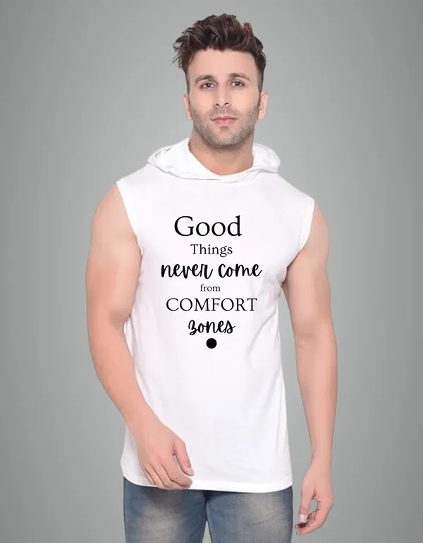 White_Cotton_Blend_Trendy_Good_Things_Gym_Vest_For_Men