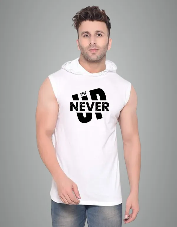White_Cotton_Blend_Trendy_Never_Give_Up_Gym_Vest_For_Men