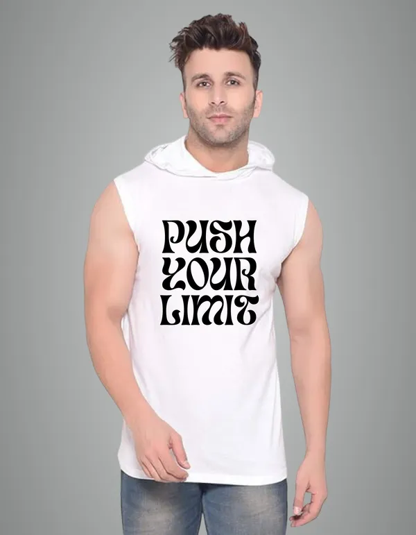 White_Cotton_Blend_Trendy_Push_Youur_Limit_Gym_Vest_For_Men