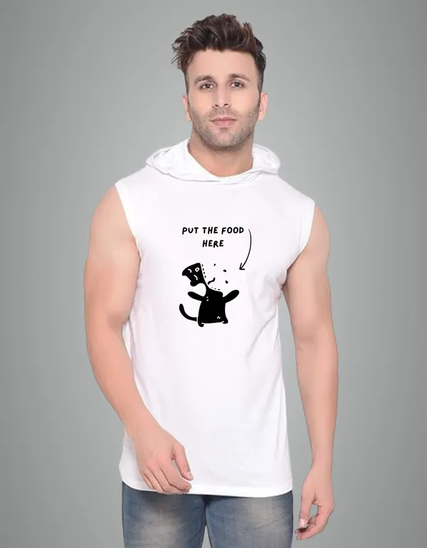 White_Cotton_Blend_Trendy_Put_The_Food_Gym_Vest_For_Men