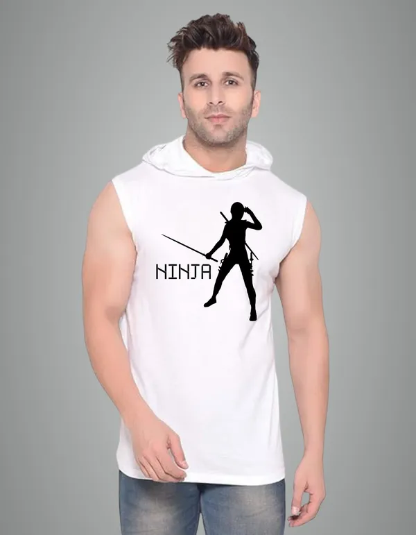White_Cotton_Blend_Trendy_Ninja_Gym_Vest_For_Men
