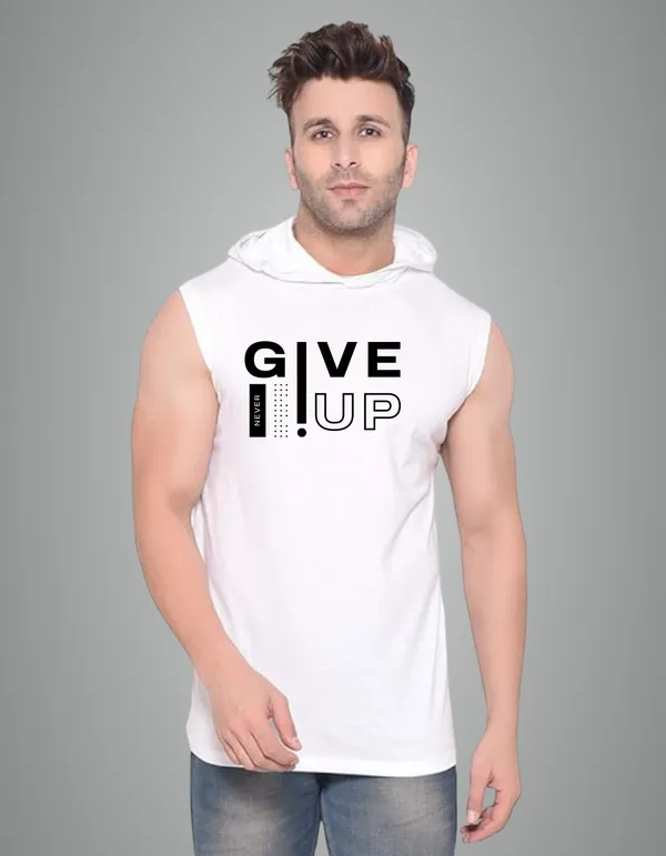 White_Cotton_Blend_Trendy_Never_Give_Up_Gym_Vest_For_Men