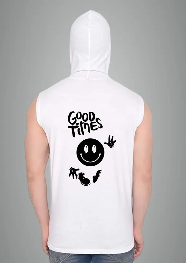 White_Cotton_Blend_Trendy_Good_Times_Gym_Vest_Back_Print_For_Men
