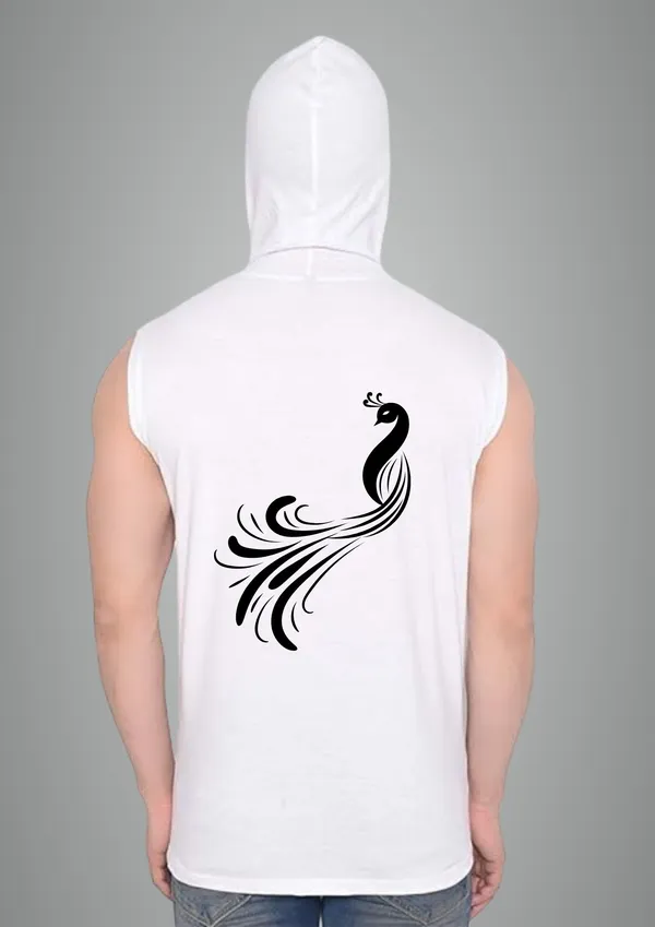 White_Cotton_Blend_Trendy_Peacock_2_Gym_Vest_Back_Print_For_Men