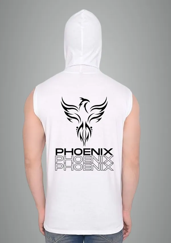 White_Cotton_Blend_Trendy_Phoenix_Gym_Vest_Back_Print_For_Men