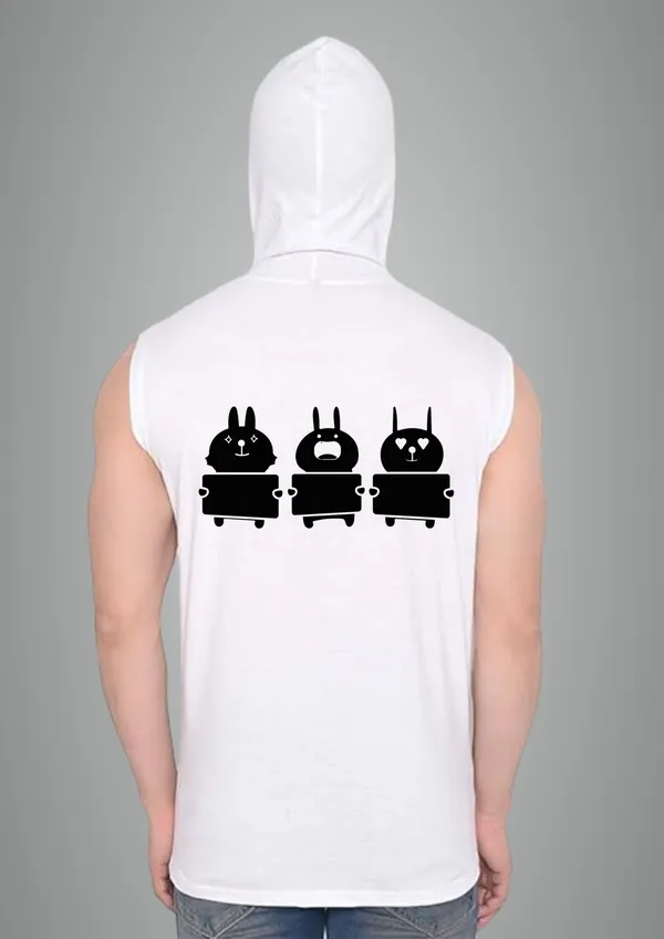 White_Cotton_Blend_Trendy_Three_Cartoon_Gym_Vest_Back_Print_For_Men