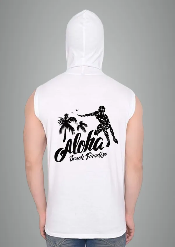 White_Cotton_Blend_Trendy_Aloha_Beach_Gym_Vest_Back_Print_For_Men