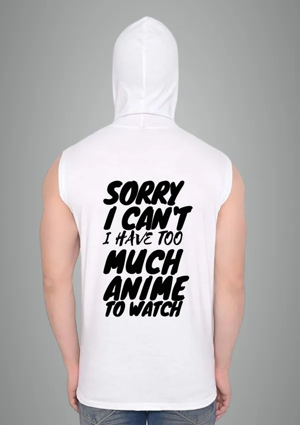 White_Cotton_Blend_Trendy_Sorry_I_Can'T_Gym_Vest_Back_Print_For_Men