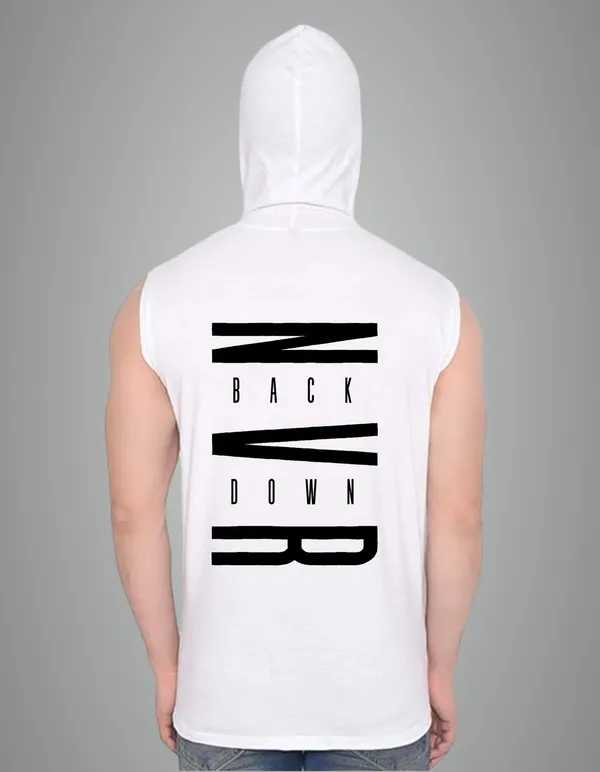 White_Cotton_Blend_Trendy_Back_Down_Gym_Vest_Back_Print_For_Men