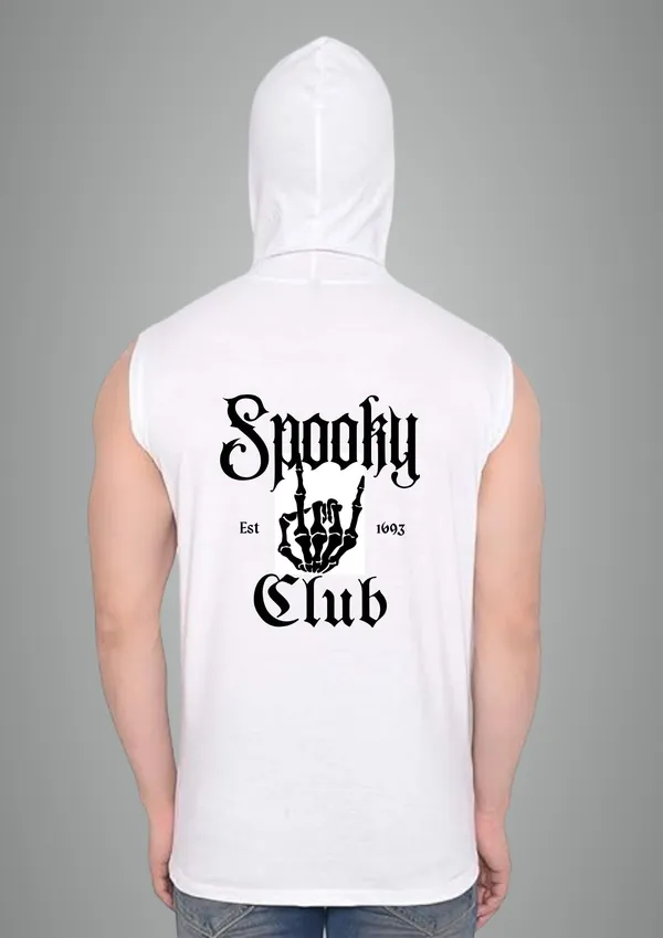 White_Cotton_Blend_Trendy_Spooky_Club_Gym_Vest_Back_Print_For_Men