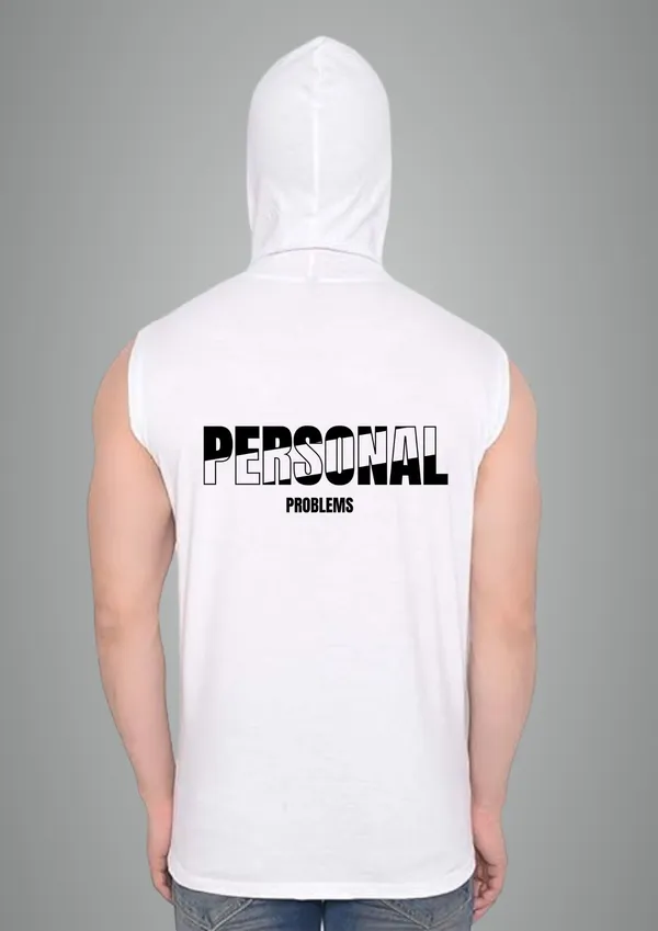 White_Cotton_Blend_Trendy_Personal_Problem_Gym_Vest_Back_Print_For_Men