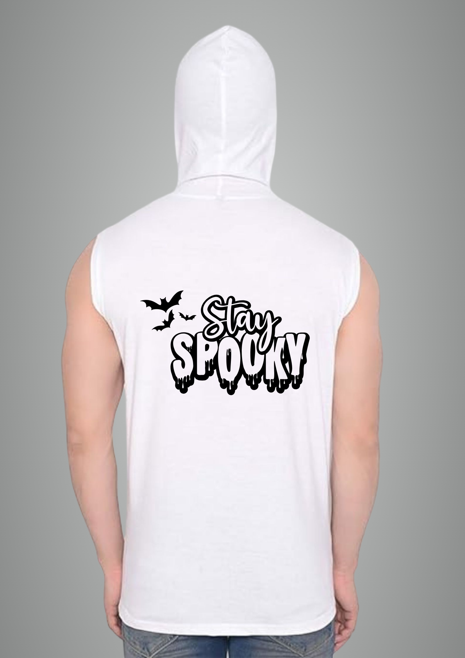 White_Cotton_Blend_Trendy_Stay_Spooky_Gym_Vest_Back_Print_For_Men