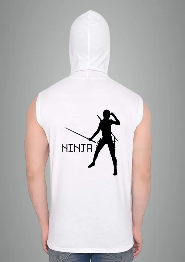 White_Cotton_Blend_Trendy_Ninja_Gym_Vest_Back_Print_For_Men